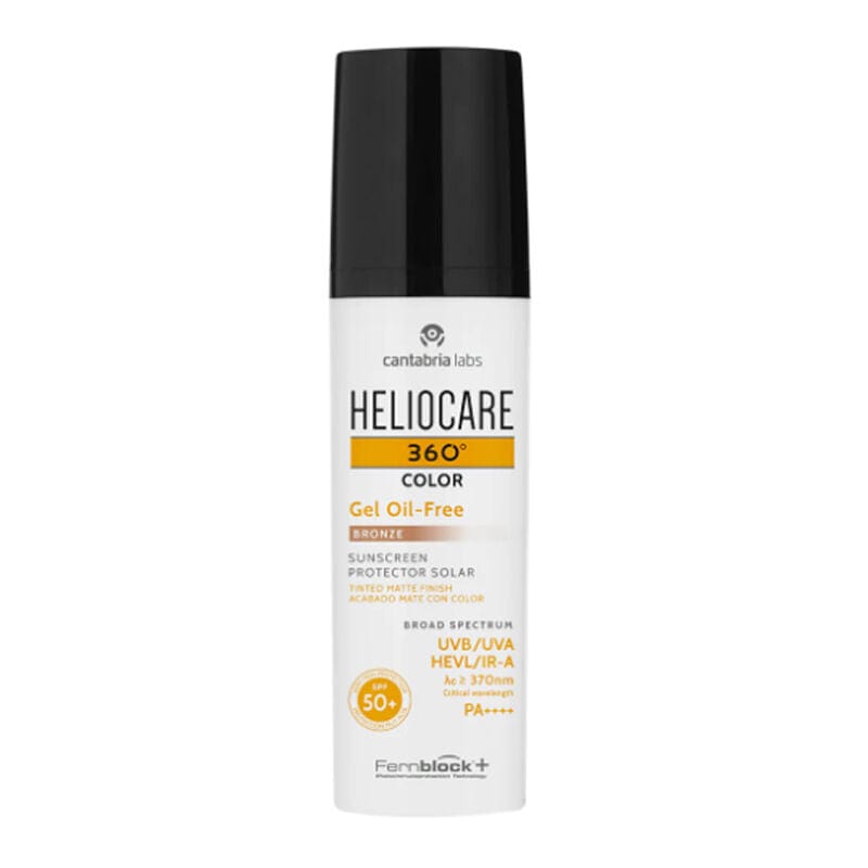 Heliocare 360 Color Gel Oil Free Spf50+ Yağlı Ciltler İçin Güneş Koruyucu Bronze 50 ml - Melori