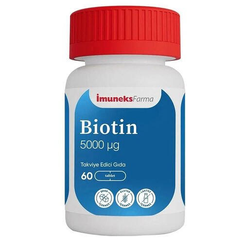 İmuneks Farma Biotin 5000µg 60 Adet - Melori