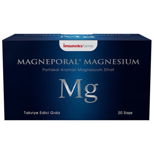 İmuneks Farma Magneporal Magnesium 20 Adet Şase - Melori