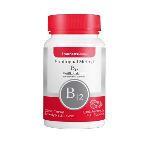 Imuneks Farma Sublingual Methyl B12 100 Tablet - Melori