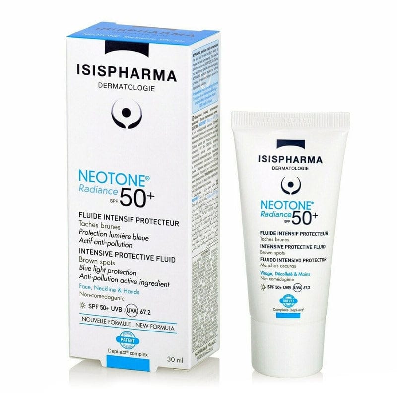 Isis Pharma Neotone Radiance Spf50 Cream Koyu Renkli Lekeler Için Güneş Koruyuculu Krem 30 ml - Melori