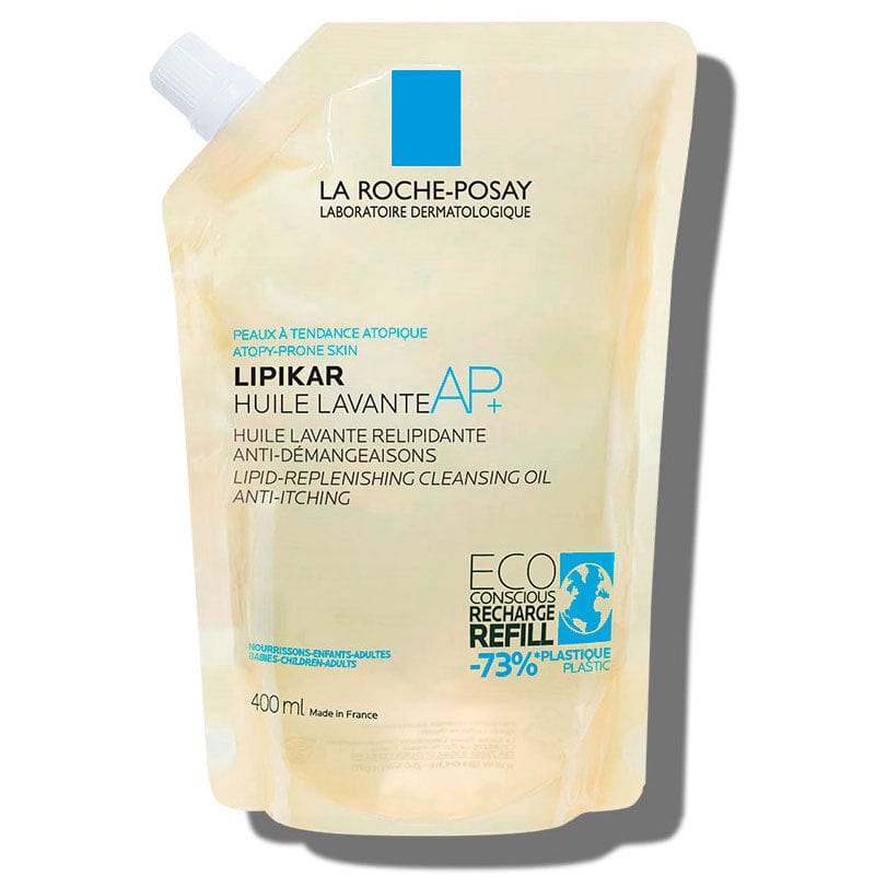 La Roche Posay Lipikar Oil AP+ Refill Cleansing Body Oil 400 ml - Refill - Melori