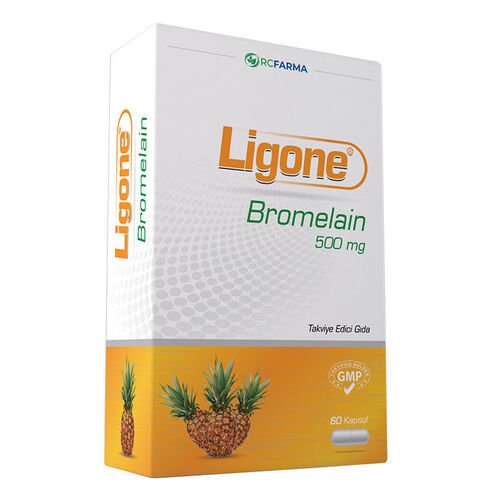 Ligone Bromelain 500mg 60 Kapsül - Melori