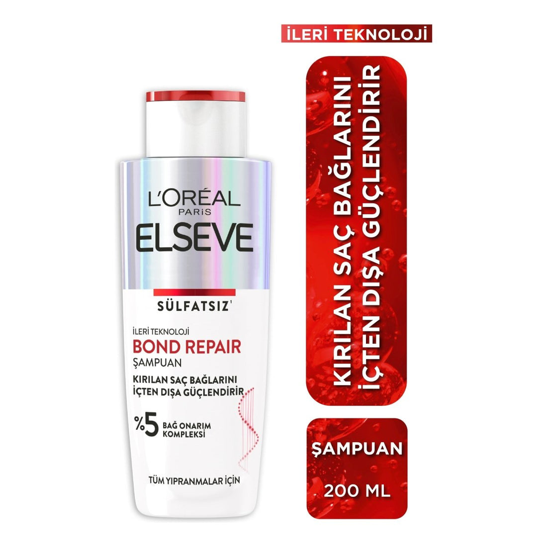 Loreal Paris Bond Repair Tüm Yıpranmalar için Saç Bağlarını Güçlendirici Şampuan 200 ml - Melori