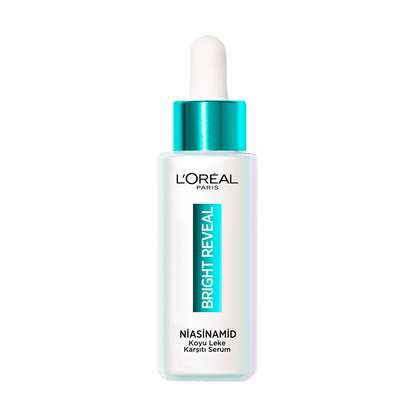 Loreal Paris Bright Reveal Sivilce, Güneş, Yaşlanma Lekelerinde Etkili Koyu Leke Karşıtı Serum 10%Niasinamid 30ml - Melori