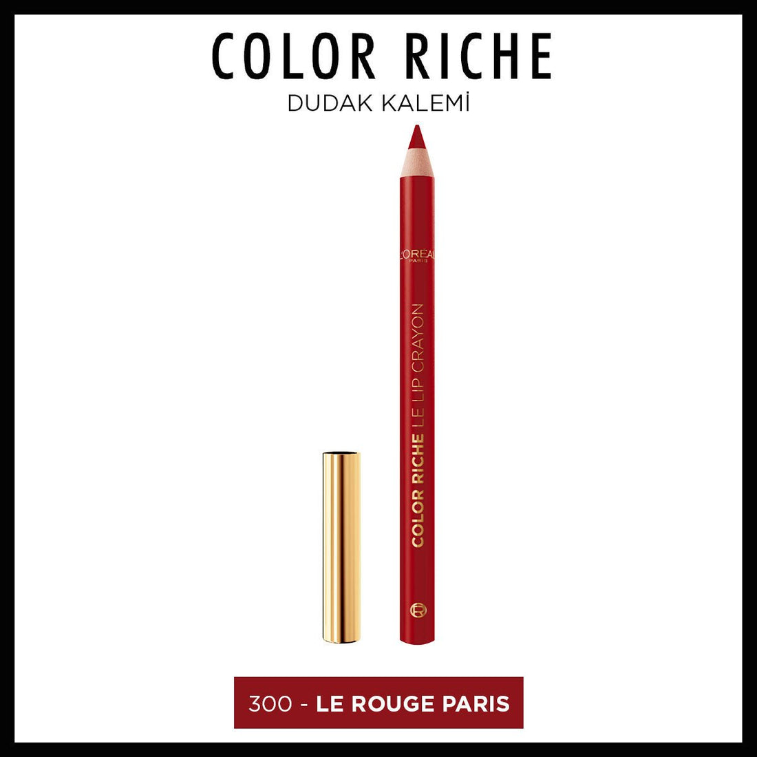 Loreal Paris Color Riche Dudak Kalemi - 300 Le Rouge Paris - Melori