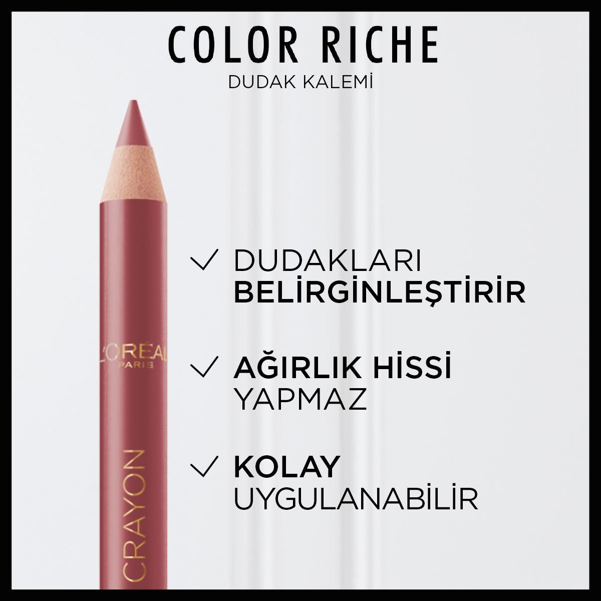 Loreal Paris Color Riche Dudak Kalemi - 635 Worth It Medium - Melori