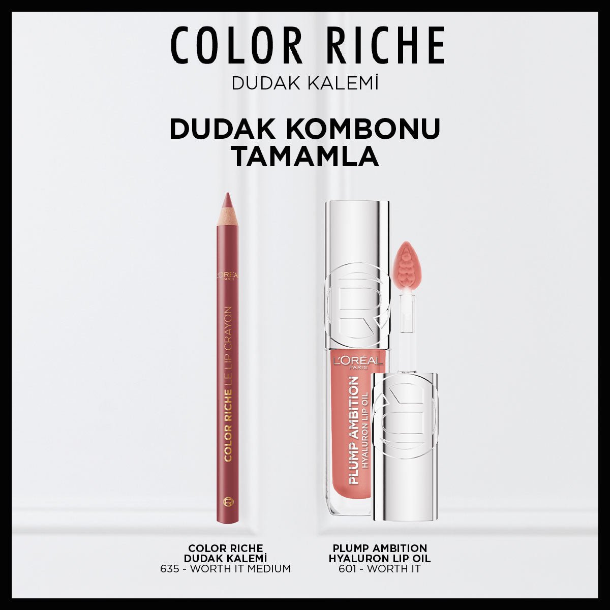 Loreal Paris Color Riche Dudak Kalemi - 635 Worth It Medium - Melori