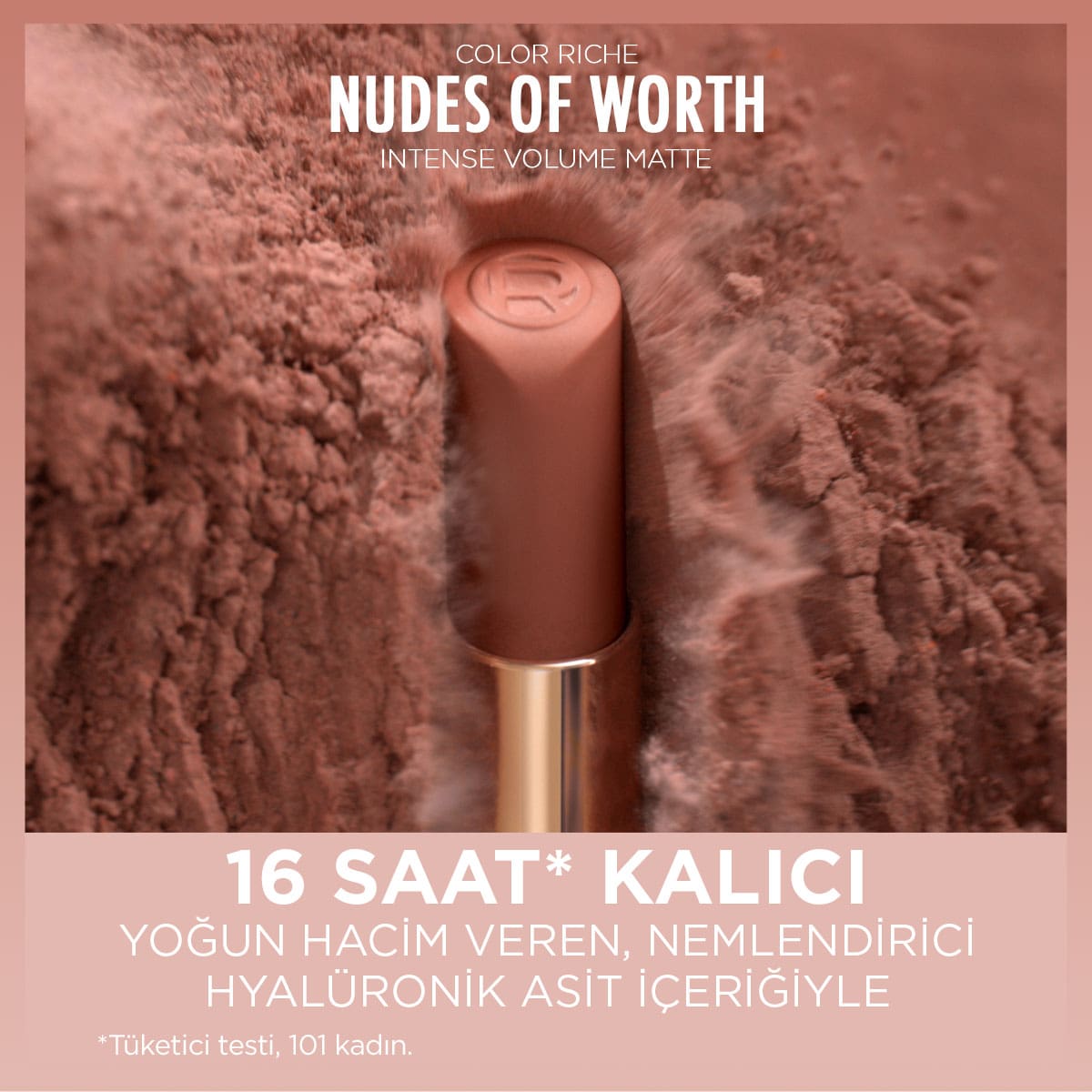 Loreal Paris Color Riche Intense Volume Matte Ruj - 570 Worth It (Intense) - Melori