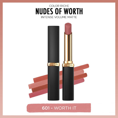 Loreal Paris Color Riche Intense Volume Matte Ruj - 601 Worth It - Melori