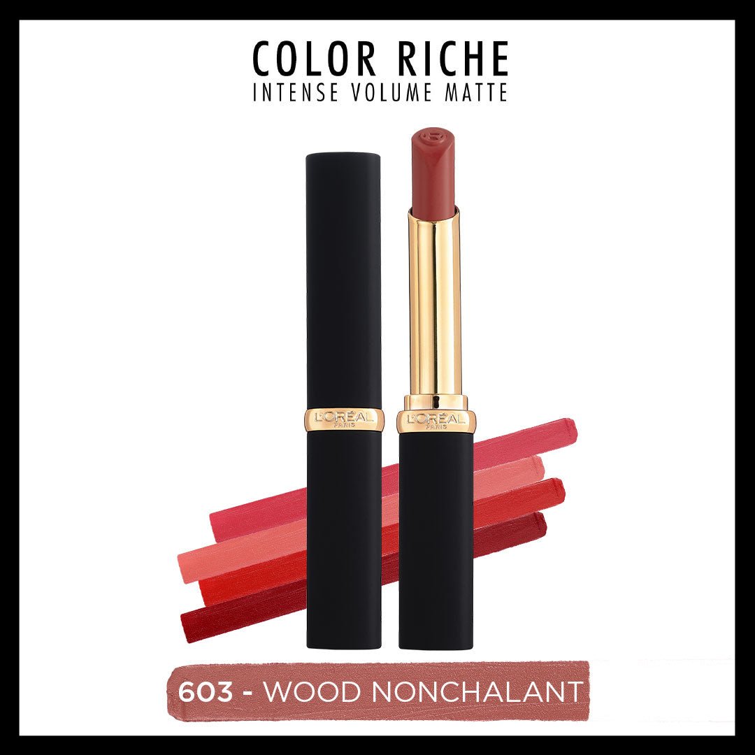 Loreal Paris Color Riche Intense Volume Matte Ruj - 603 Wood Nonchalant - Melori