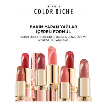 Loreal Paris Color Riche Les Nus Ruj 176 Nu Irrevent - Melori