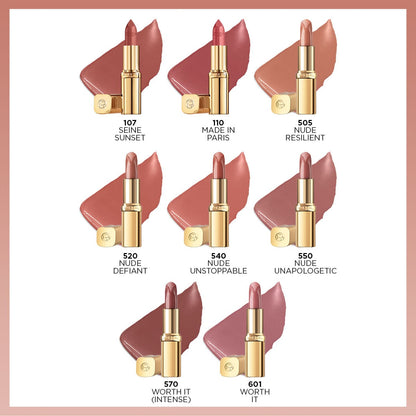 Loreal Paris Color Riche Saten Bitişli Ruj - 570 Worth It (Intense) - Melori