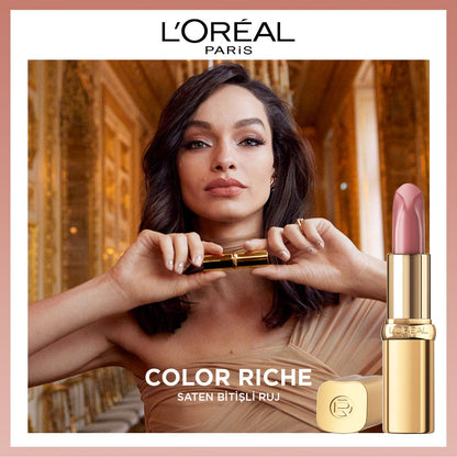 Loreal Paris Color Riche Saten Bitişli Ruj - 570 Worth It (Intense) - Melori