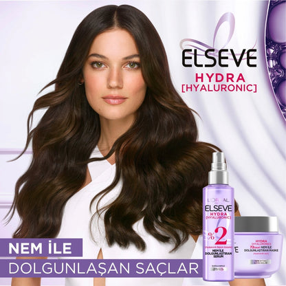 Loreal Paris Elseve Hydra [Hyaluronic] 72 Saat Nem ile Dolgunlaştıran Maske 300ml - Melori