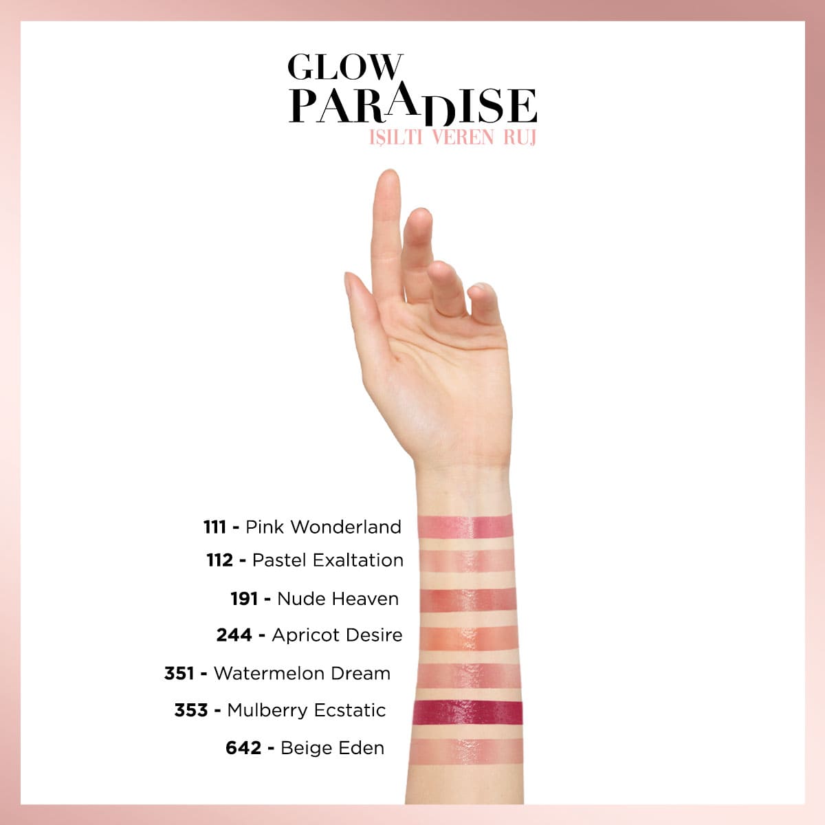 Loreal Paris Glow Paradise Balm - in - Lipstick - Işıltı Veren Ruj 112 Pastel Exaltation - Melori