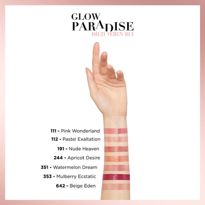 Loreal Paris Glow Paradise Balm - in - Lipstick - Işıltı Veren Ruj 112 Pastel Exaltation - Melori