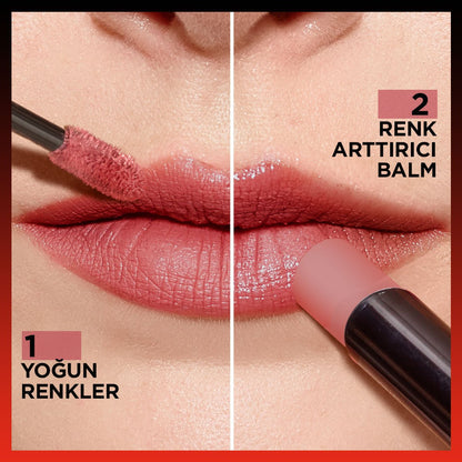 Loreal Paris Infaillible 2 - Step 24 Saat Kalıcı Likit Ruj &amp; Balm - 312 Incessant Russet - Melori