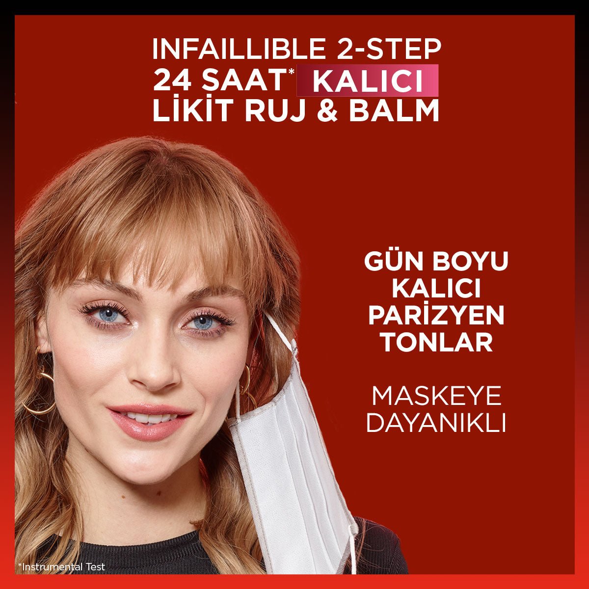 Loreal Paris Infaillible 2 - Step 24 Saat Kalıcı Likit Ruj &amp; Balm - 801 Toujours Toffee - Melori