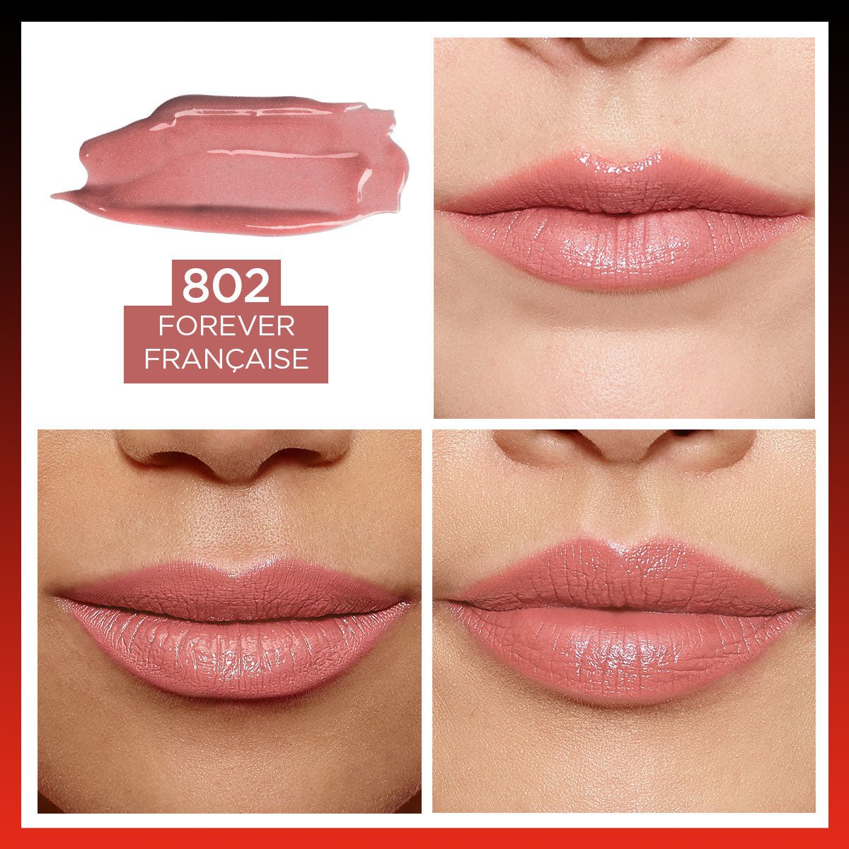 Loreal Paris Infaillible 2 - Step 24 Saat Kalıcı Likit Ruj &amp; Balm - 802 Forever Française - Melori