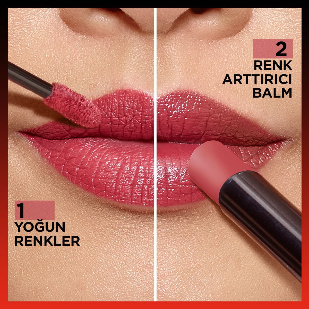 Loreal Paris Infaillible 2 - Step 24 Saat Kalıcı Likit Ruj &amp; Balm - 805 Wine Stain - Melori