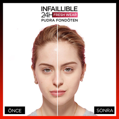 Loreal Paris Infaillible 24H Fresh Wear Pudra Fondöten 220 Sand - Melori