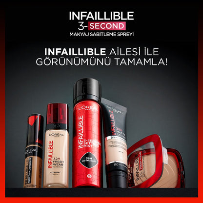 Loreal Paris Infaillible 3 - Second Makyaj Sabitleme Spreyi - Melori