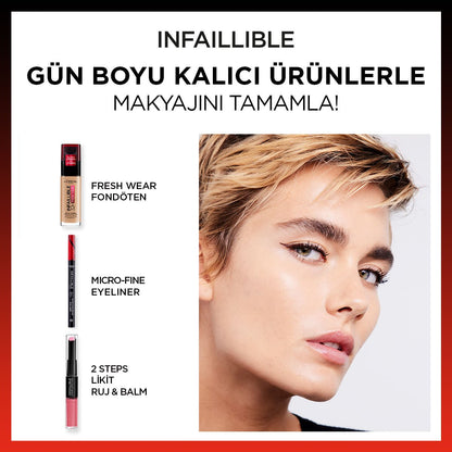 Loreal Paris Infaillible 36H Grip Micro Fine Eyeliner 04 Dew Berry - Melori