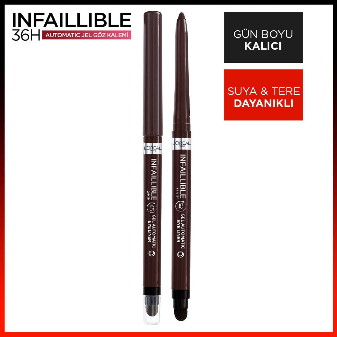 Loreal Paris Infaillible Automatic Jel Göz Kalemi - Kahverengi - Melori