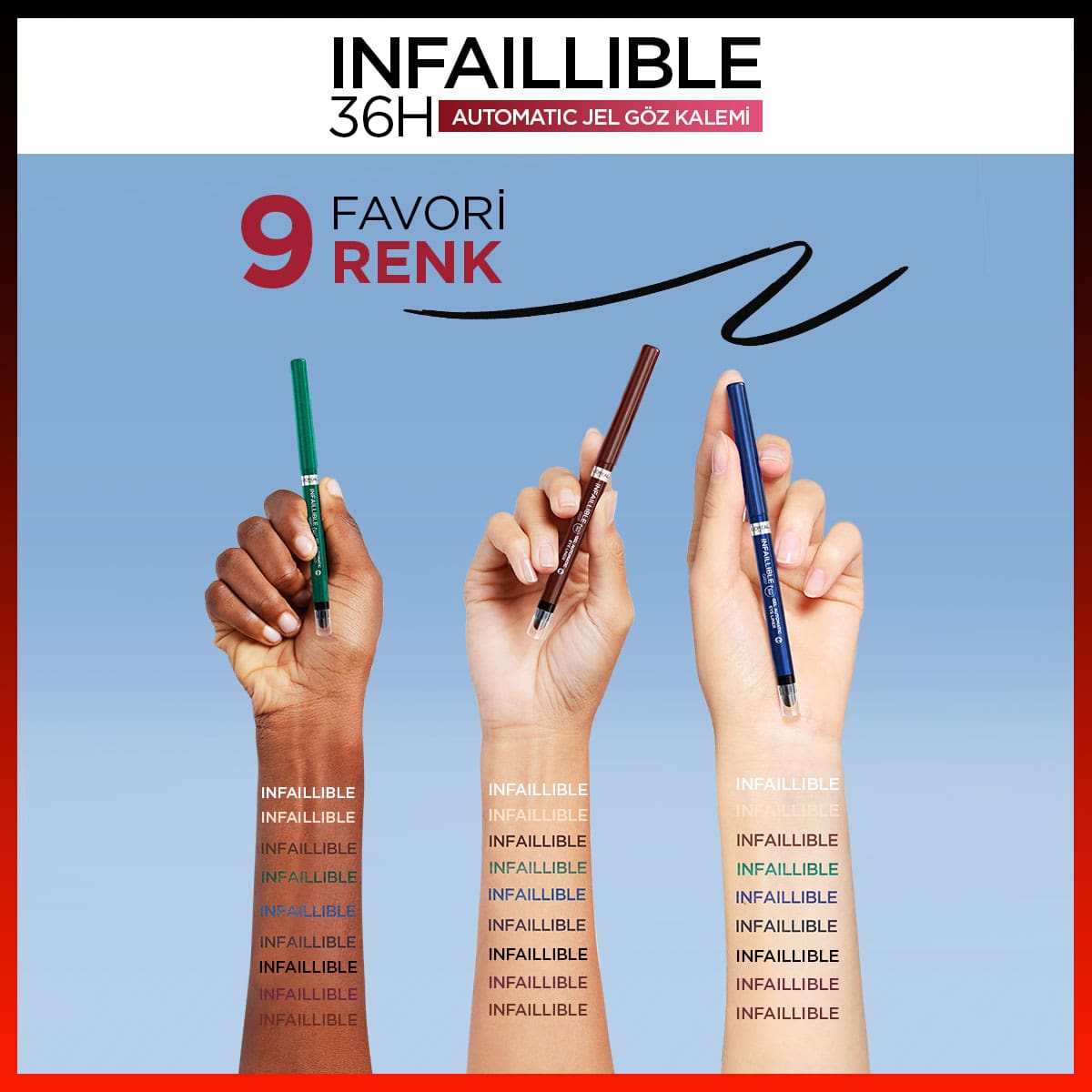 Loreal Paris Infaillible Göz Kalemi - 13 Velvet Bordeaux - Melori