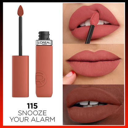 Loreal Paris Infaillible Matte Resistance Likit Mat Ruj - 115 Snooze Your Alarm - Melori