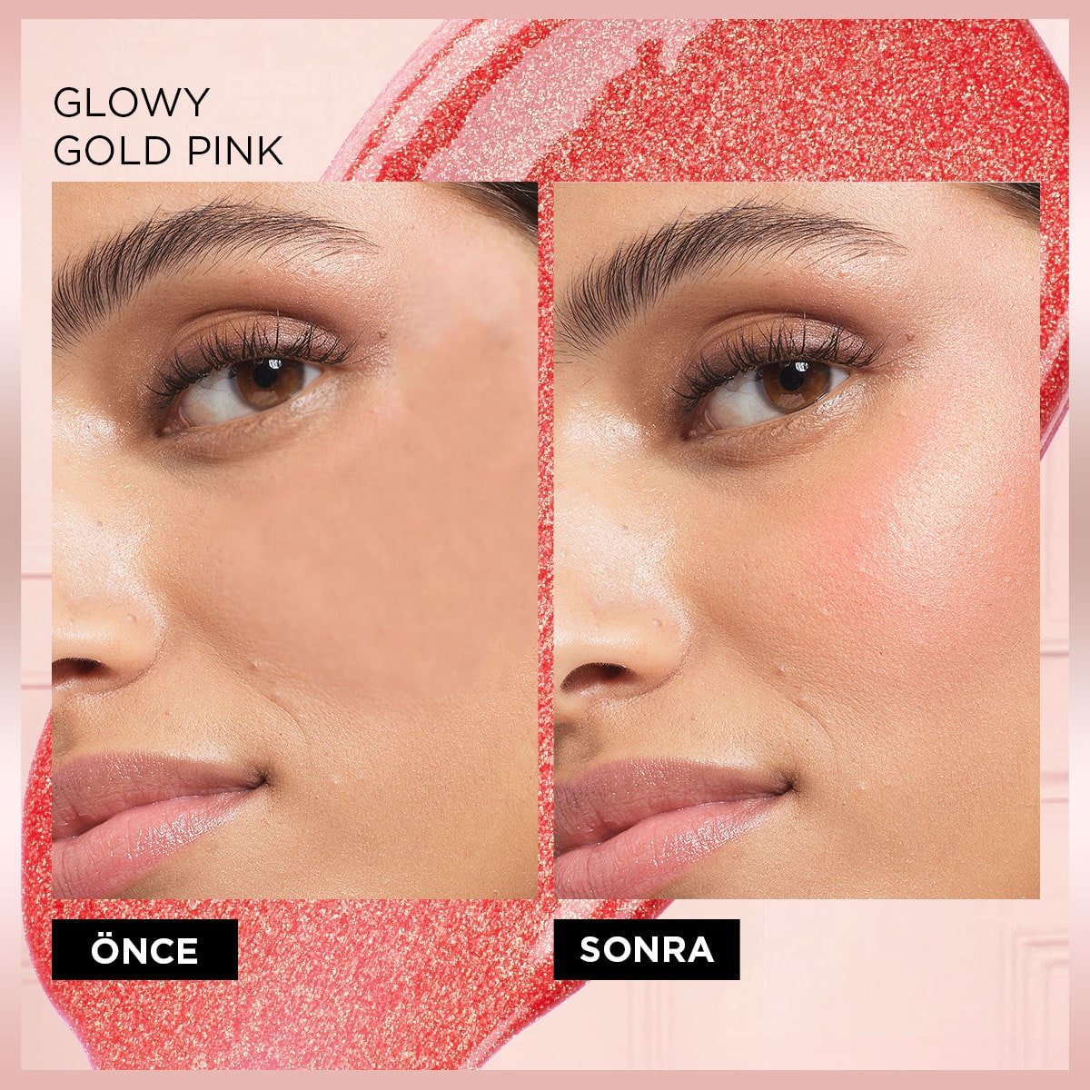 Loreal Paris Lumi Blush Likit Allık - 625 Glowy Gold Pink - Melori