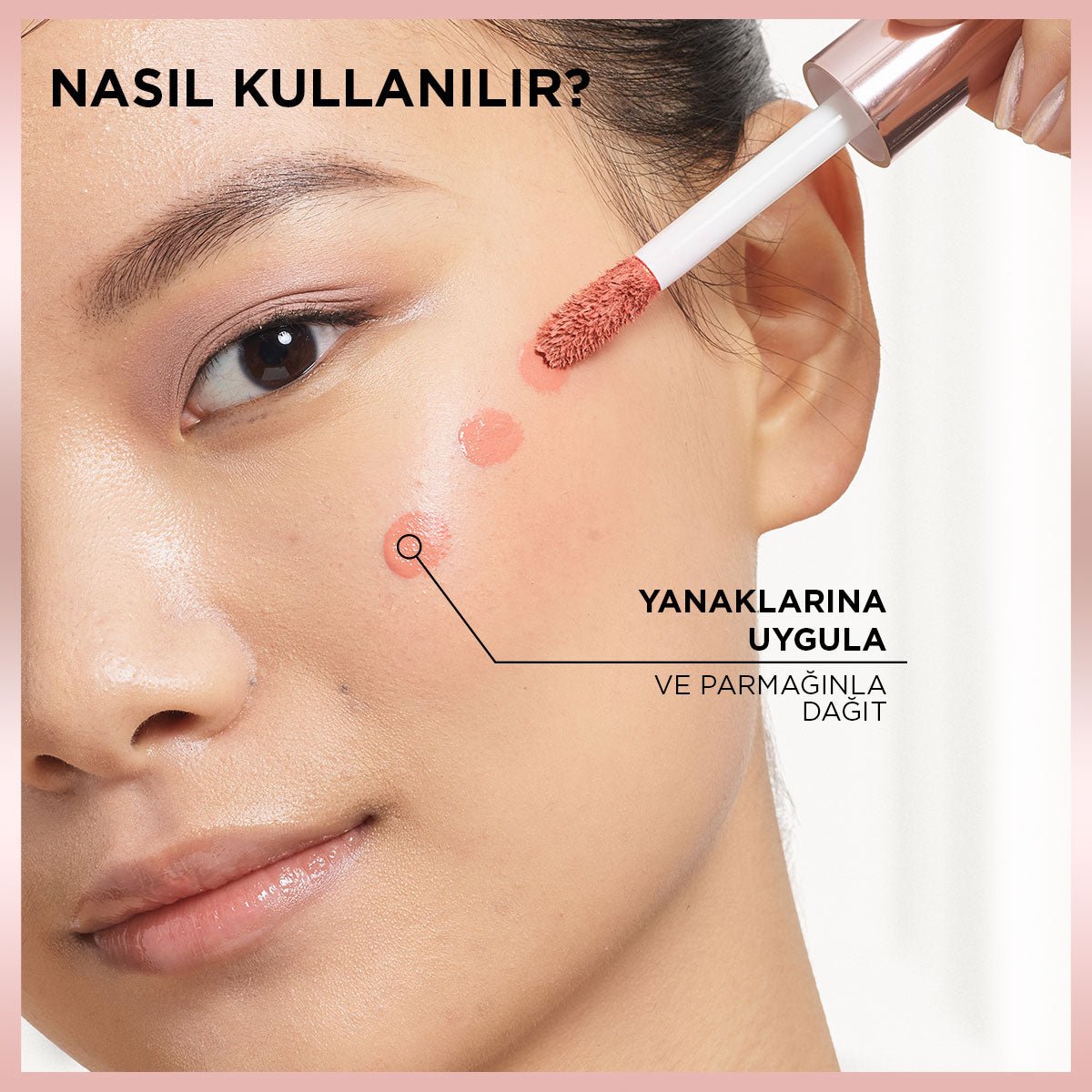 Loreal Paris Lumi Blush Likit Allık - 625 Glowy Gold Pink - Melori
