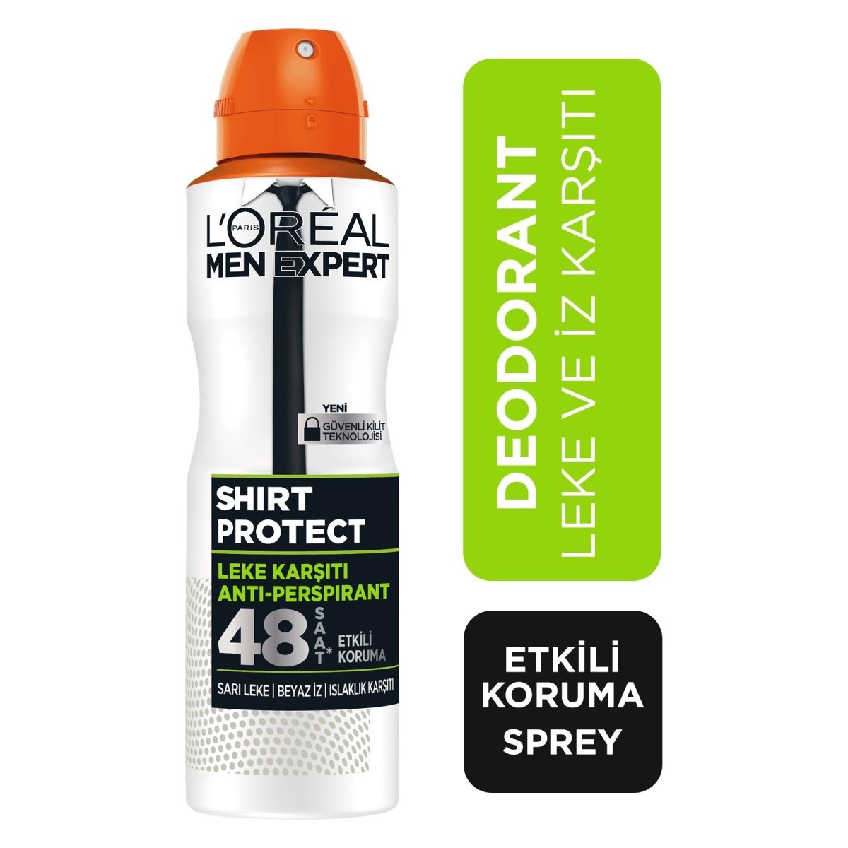 Loreal Paris Men Expert Shirt Protect Anti Perspirant Deodorant 150 ml - Melori
