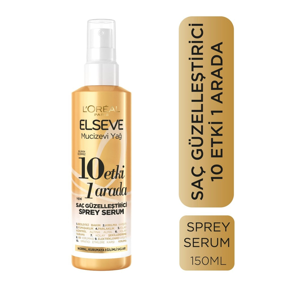 Loreal Paris Mucizevi Yağ 10 Etki 1 Arada Saç Güzelleştirici Sprey Serum 150ml - Melori