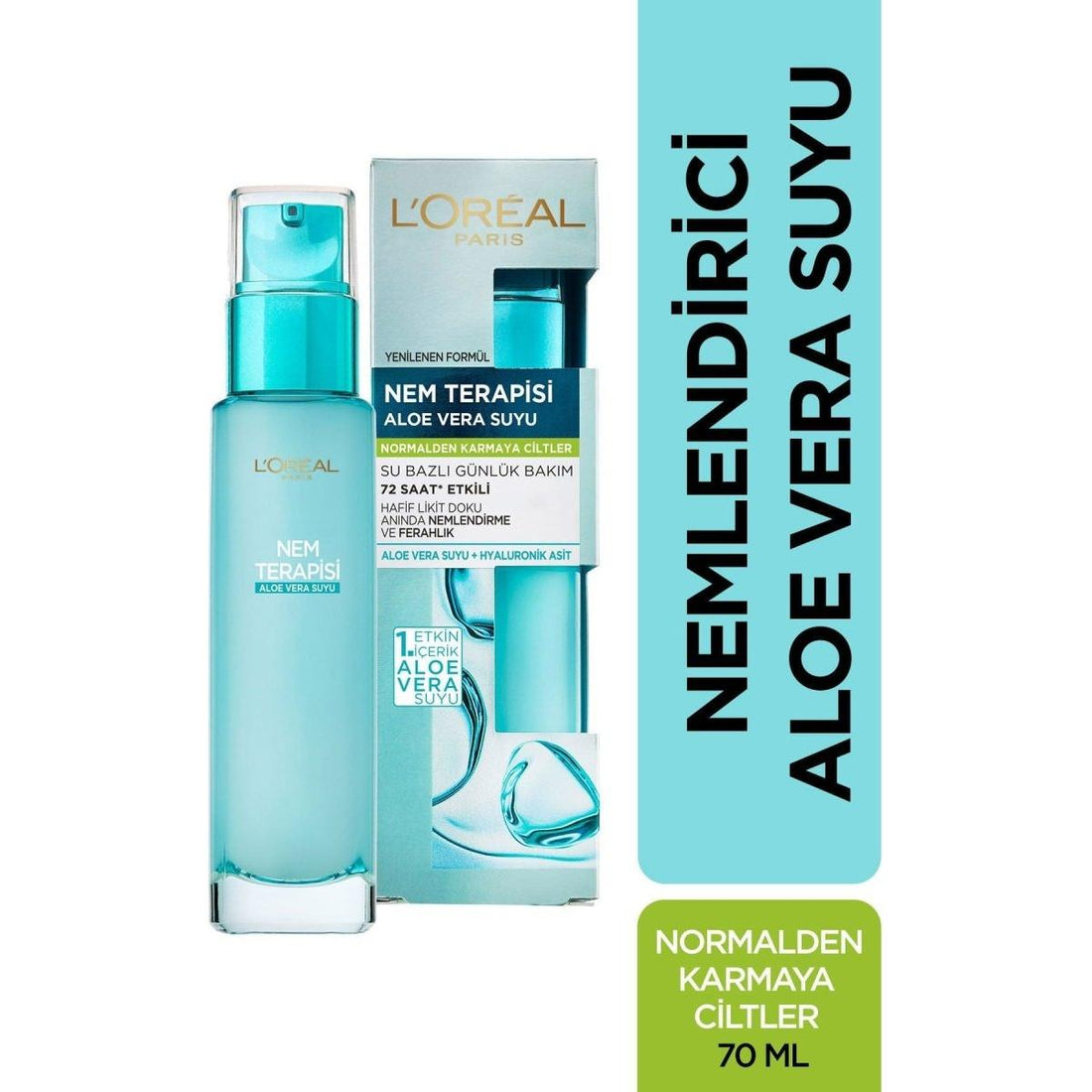 Loreal Paris Nem Terapisi Aloe Vera Suyu Normalden Karmaya Ciltler 70 ml - Melori