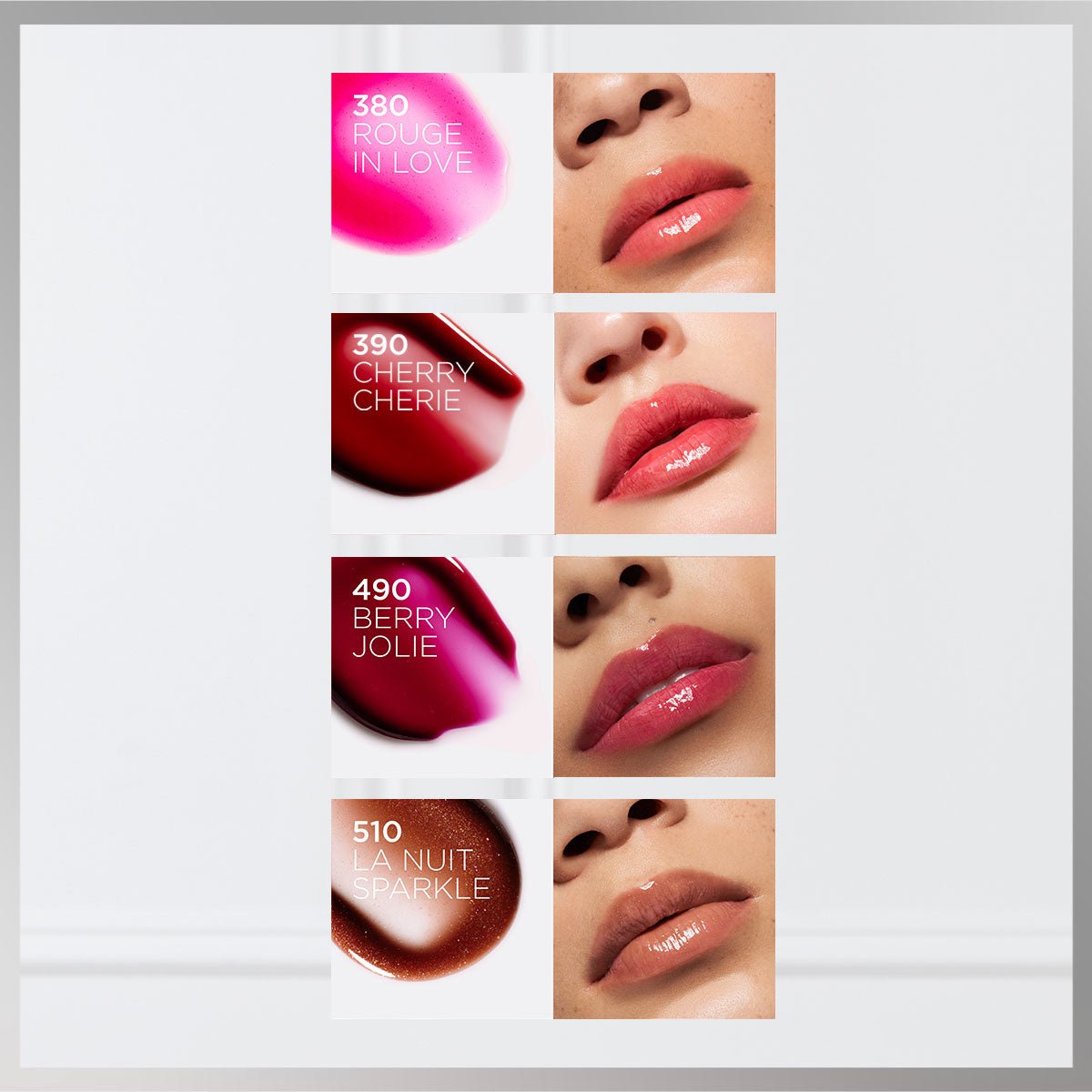 Loreal Paris Plump Ambition Hyaluron Lip Oil Besleyici ve Nemlendirici Dudak Parlatıcısı - 380 Rouge In Love - Melori