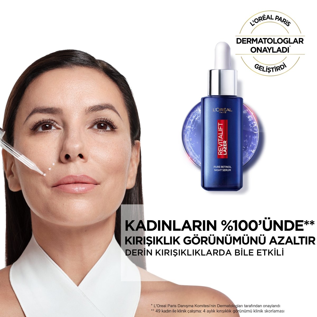 Loreal Paris Revitalift Lazer Saf Retinol Gece Serumu 30 ml - Melori