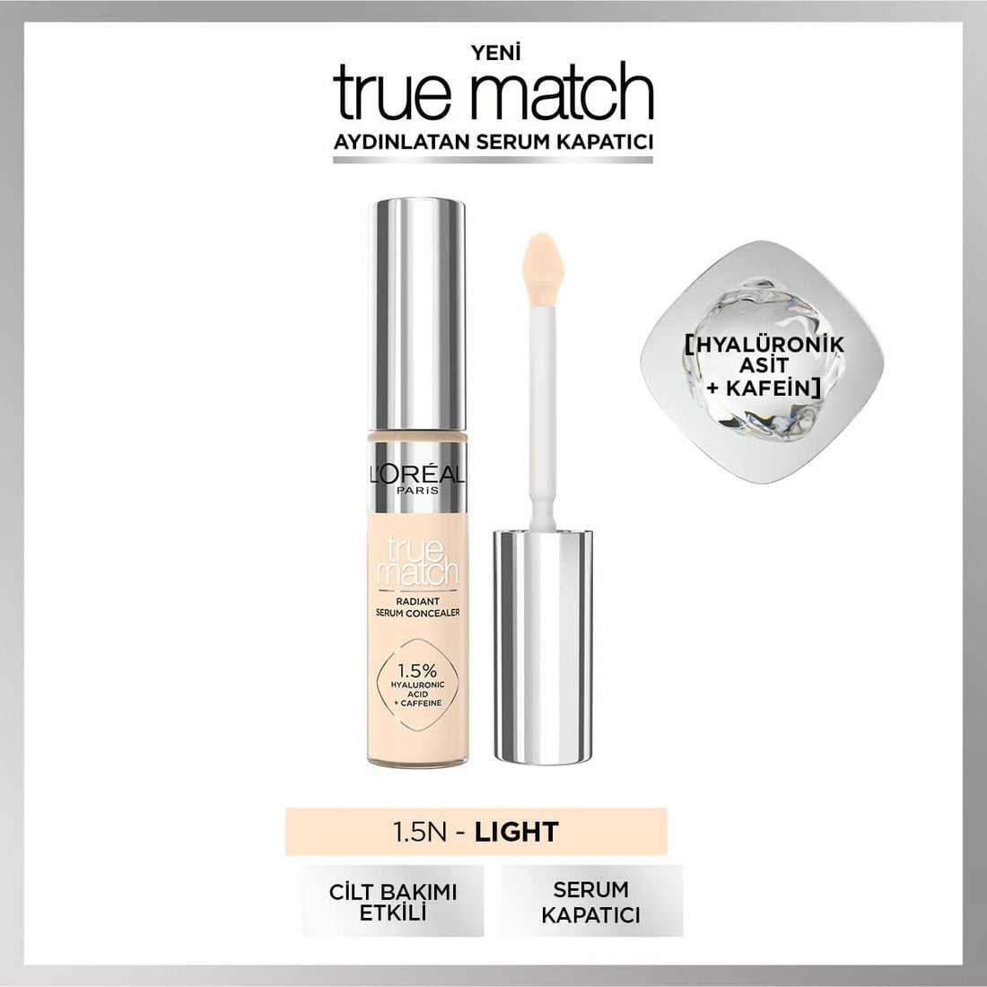 Loreal Paris True Match Aydınlatan Serum Kapatıcı - 1.5N 11 ml - Melori