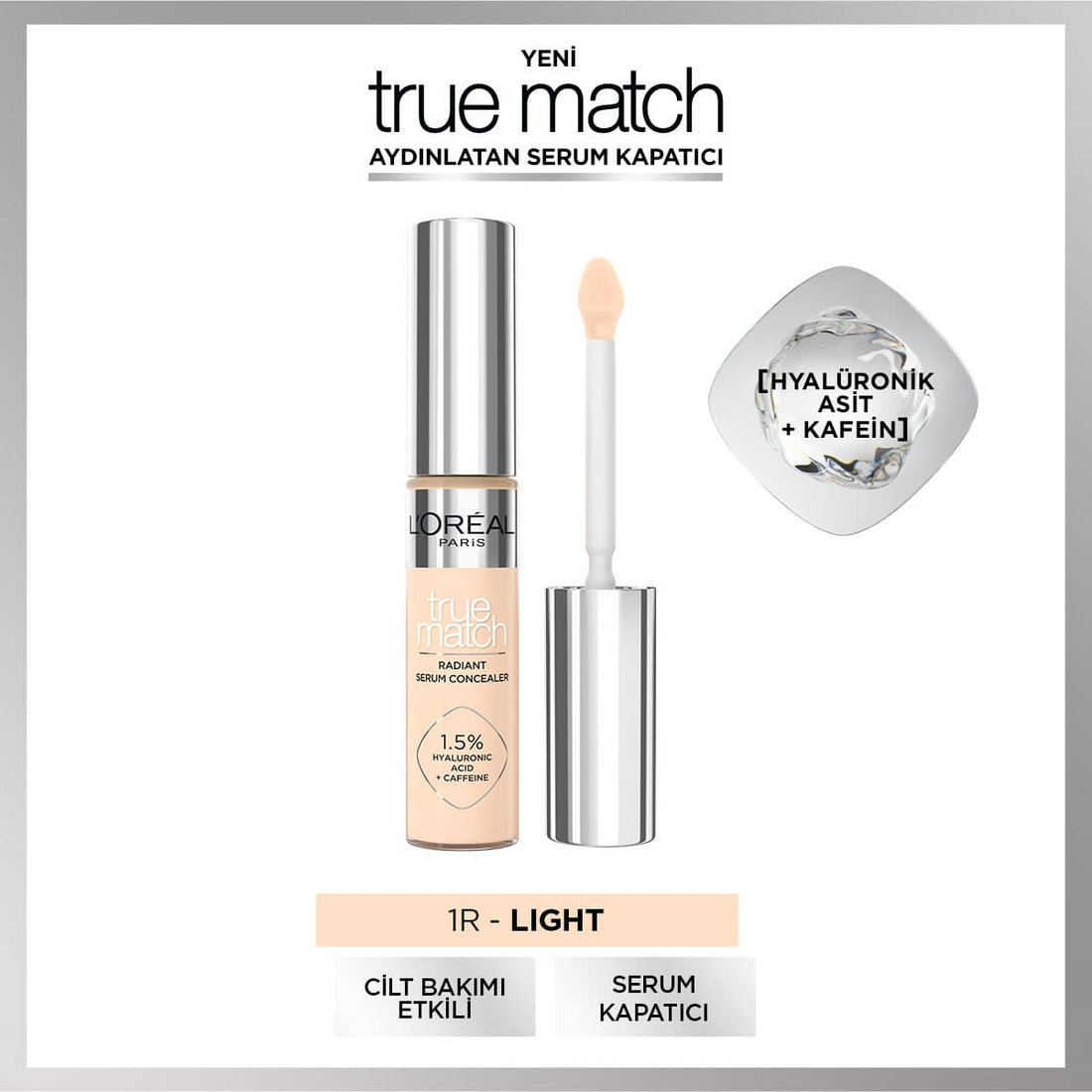 Loreal Paris True Match Aydınlatan Serum Kapatıcı - 1R 11 ml - Melori