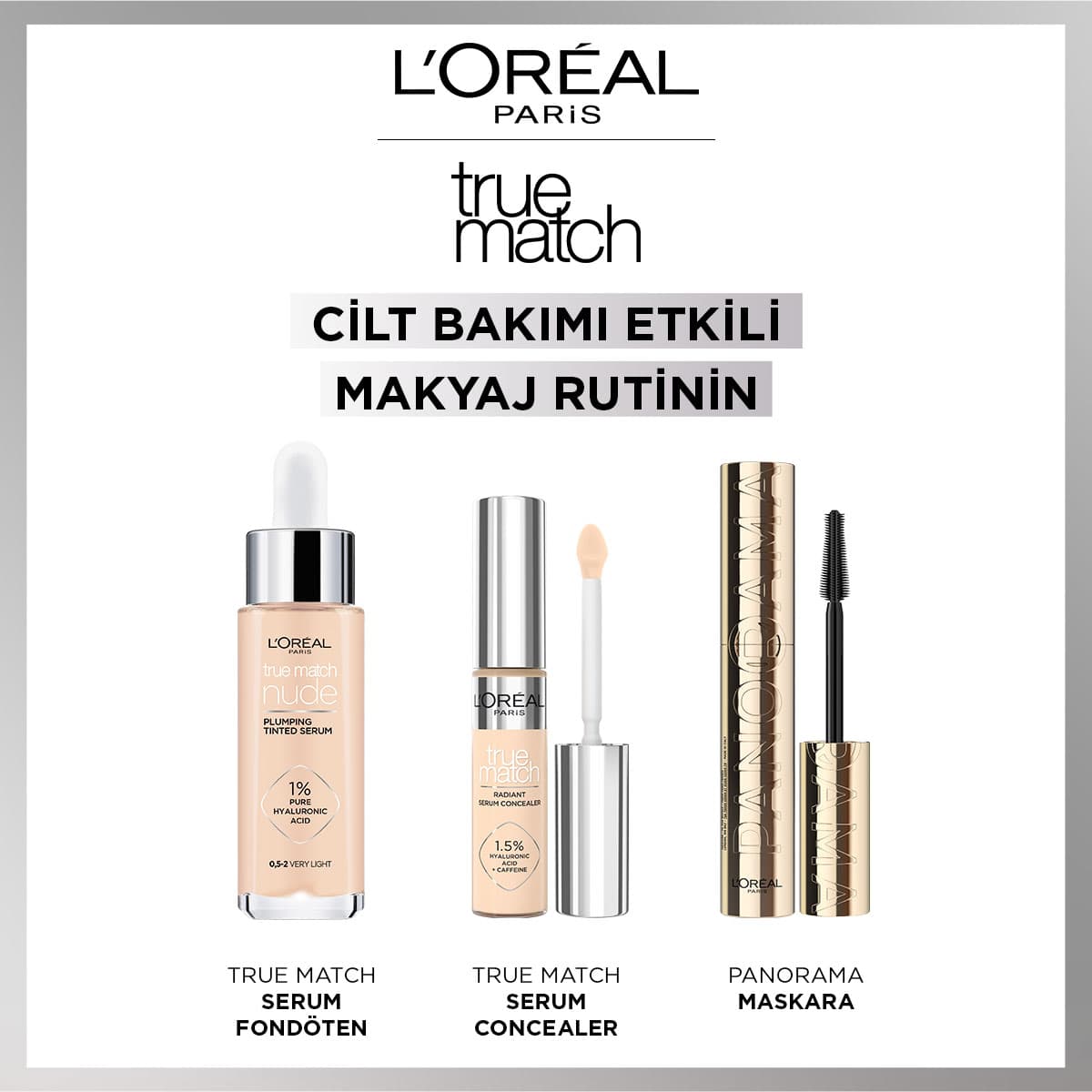 Loreal Paris True Match Aydınlatan Serum Kapatıcı - 4D Light Medium 11 ml - Melori