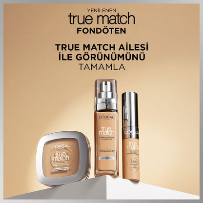 Loreal Paris True Match Bakım Yapan Fondöten - 3N Nötr Alt Ton - Melori
