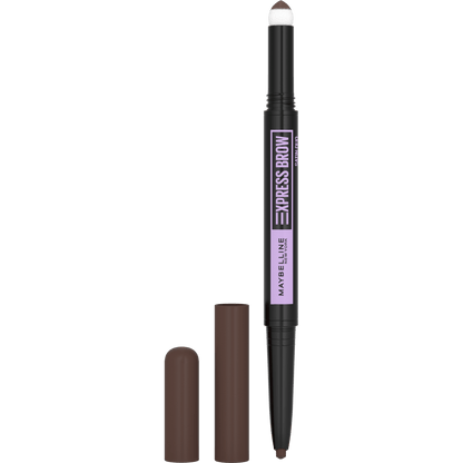 Maybelline New York Express Brow Satin Duo Çift Taraflı Kaş Kalemi - 04 Koyu Ton - Melori