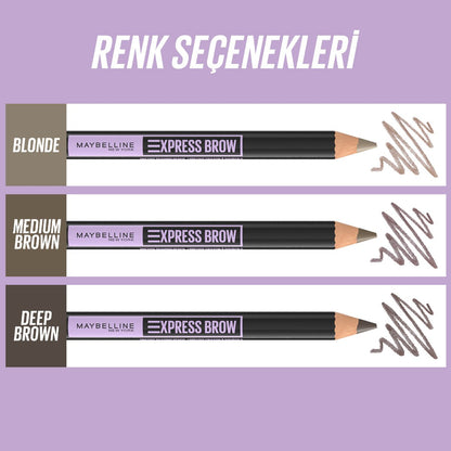 Maybelline New York Express Brow Shaping Pencil - Deep Brown - Melori