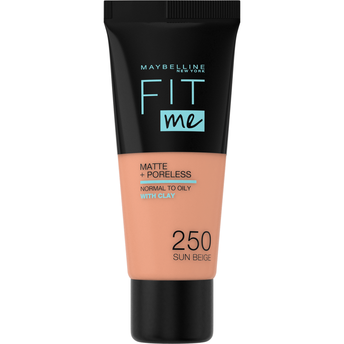 Maybelline New York Fit Me Matte+Poreless Fondöten - 250 Sun Beige - Melori