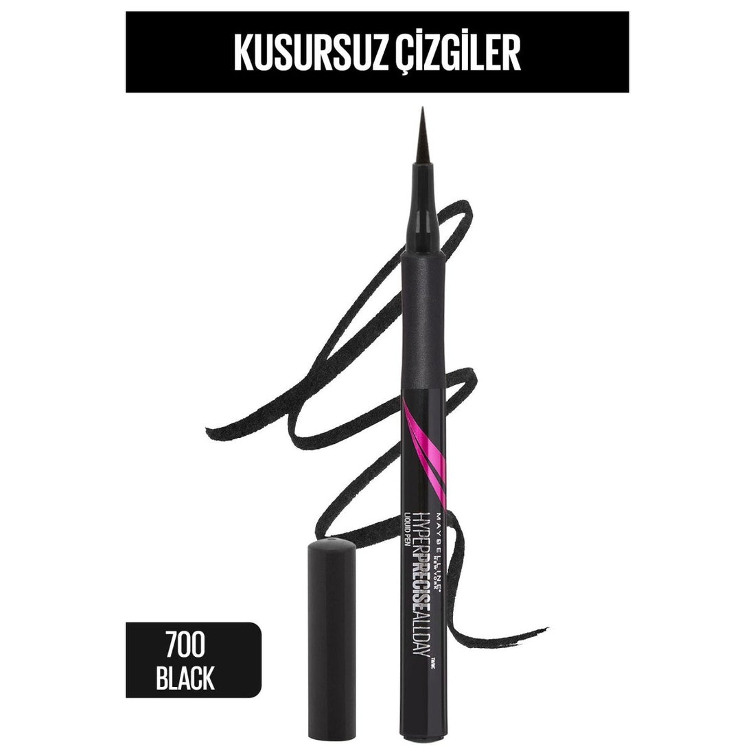 Maybelline New York Hyper Precise All Day Eyeliner - 700 Black - Siyah - Melori