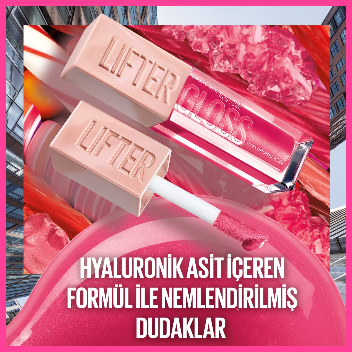 Maybelline New York Lifter Gloss Nemlendirici Dudak Parlatıcısı - 24 Bubblegum - Melori