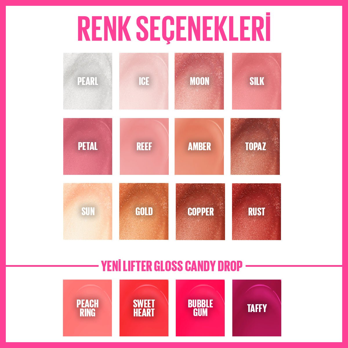 Maybelline New York Lifter Gloss Nemlendirici Dudak Parlatıcısı - 24 Bubblegum - Melori