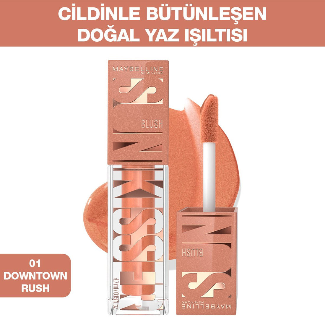 Maybelline New York Sunkisser Likit Allık - 01 Downtown Rush - Melori