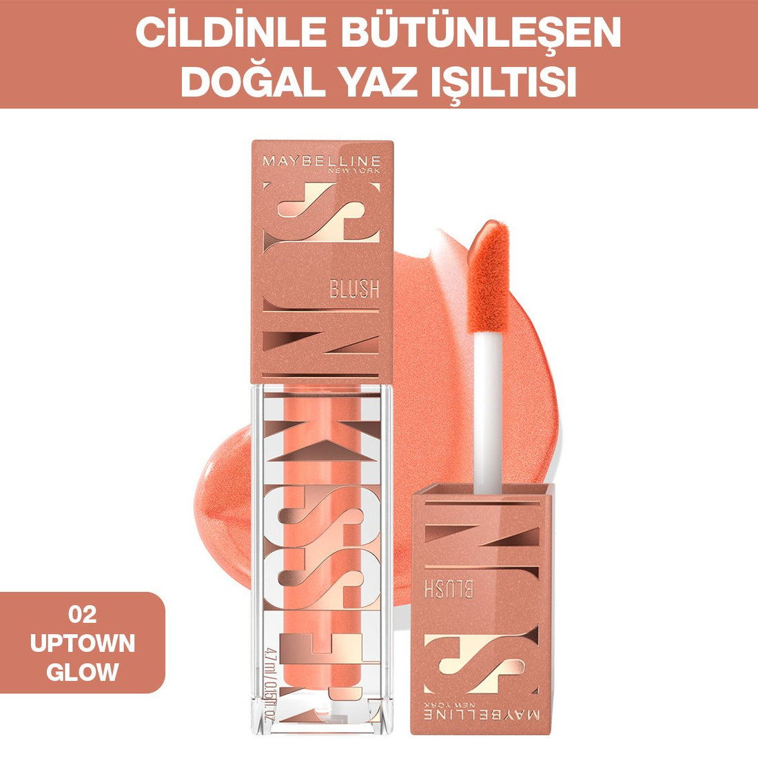 Maybelline New York Sunkisser Likit Allık - 02 Uptown Glow - Melori